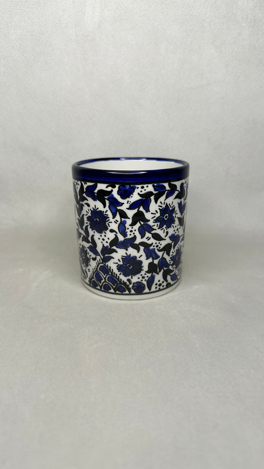 Blumen Blau farbig
