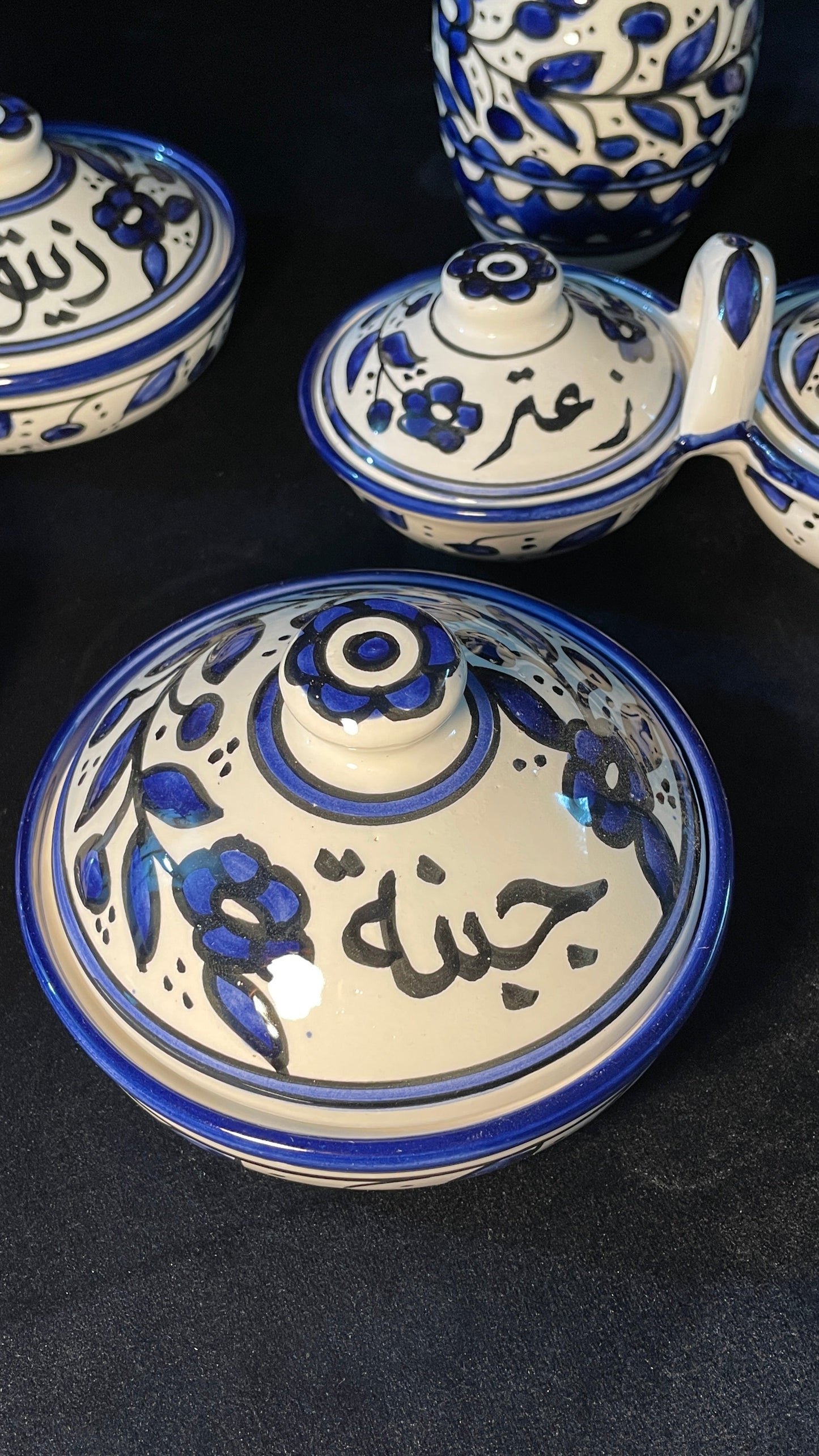 طقم إفطار (أزرق)