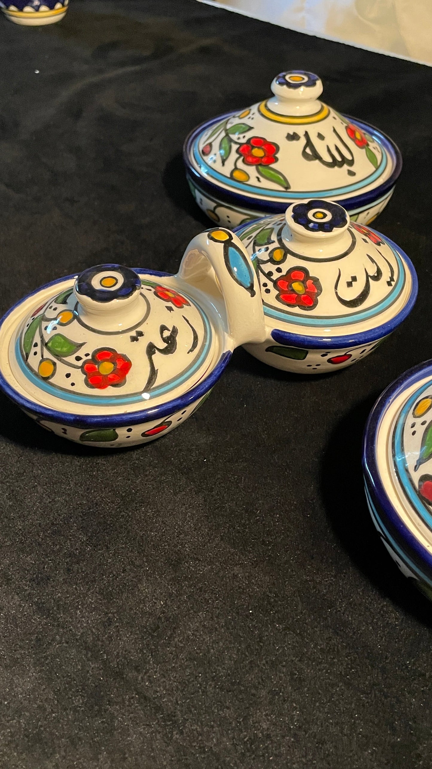 طقم إفطار (ملون) 4 قطع