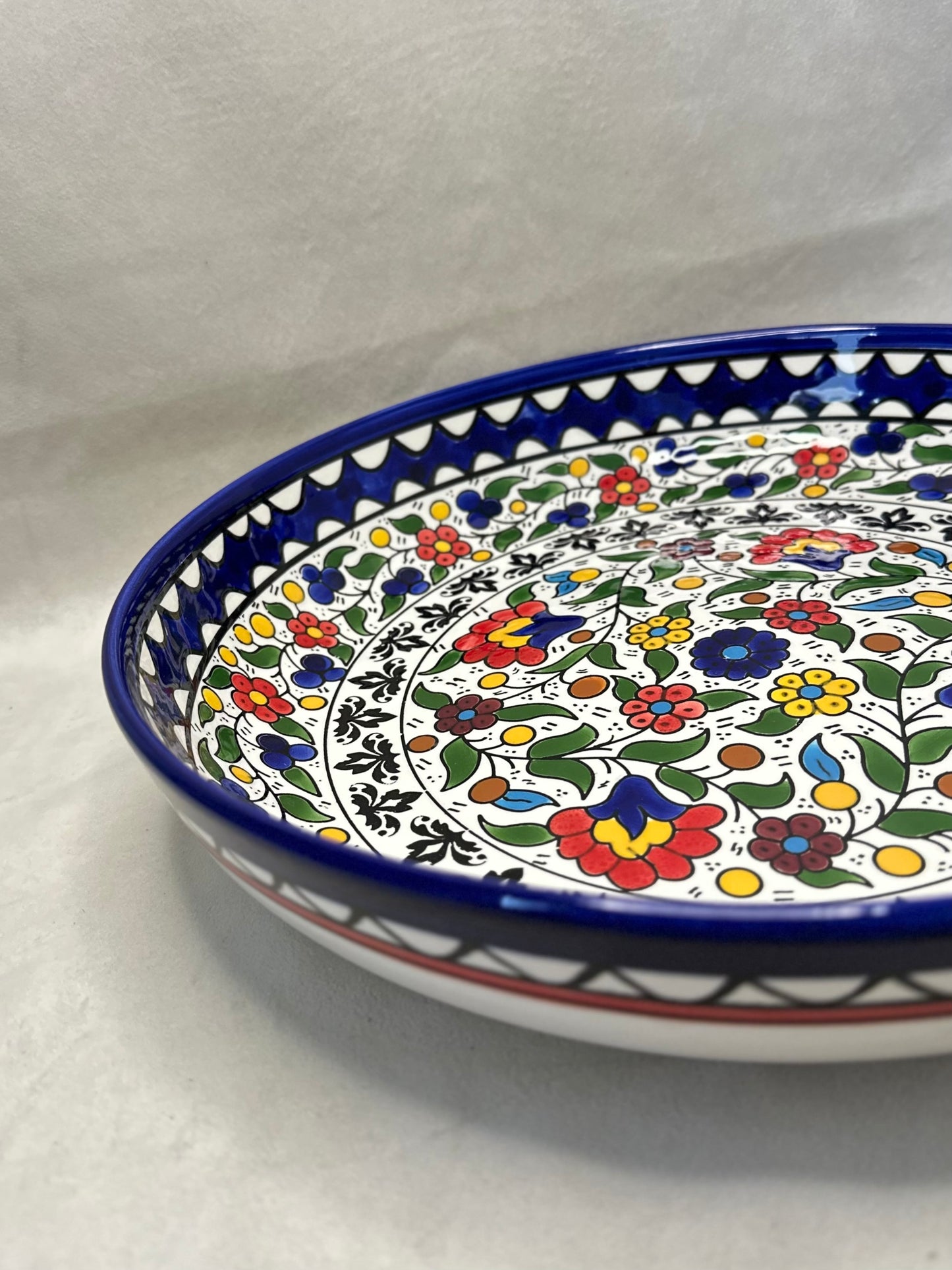Ceramic Bowls 34 cm Traditional Mix Color
