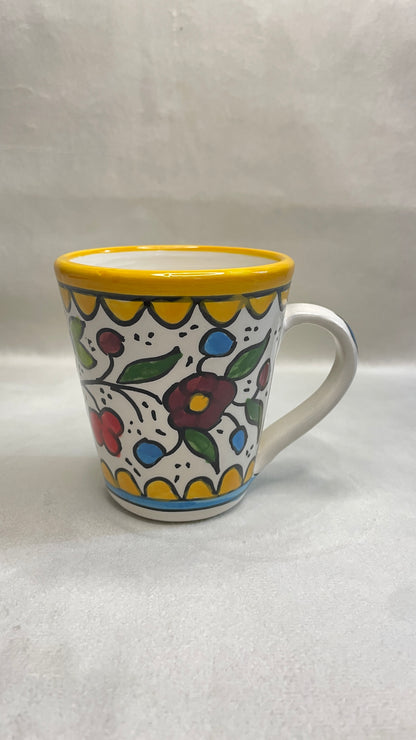 Flower Mug Yellow 350 ml