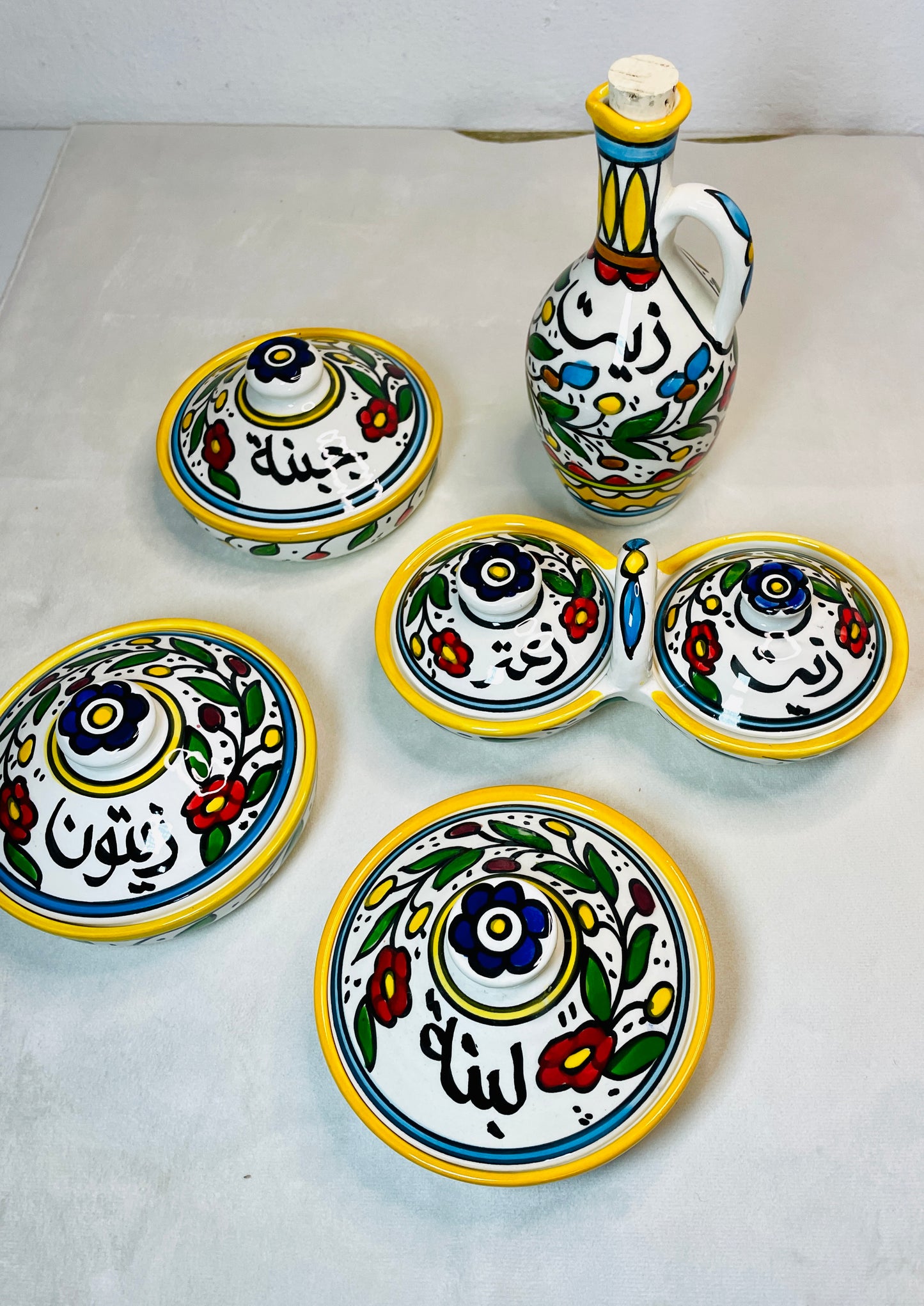 طقم إفطار (أصفر)