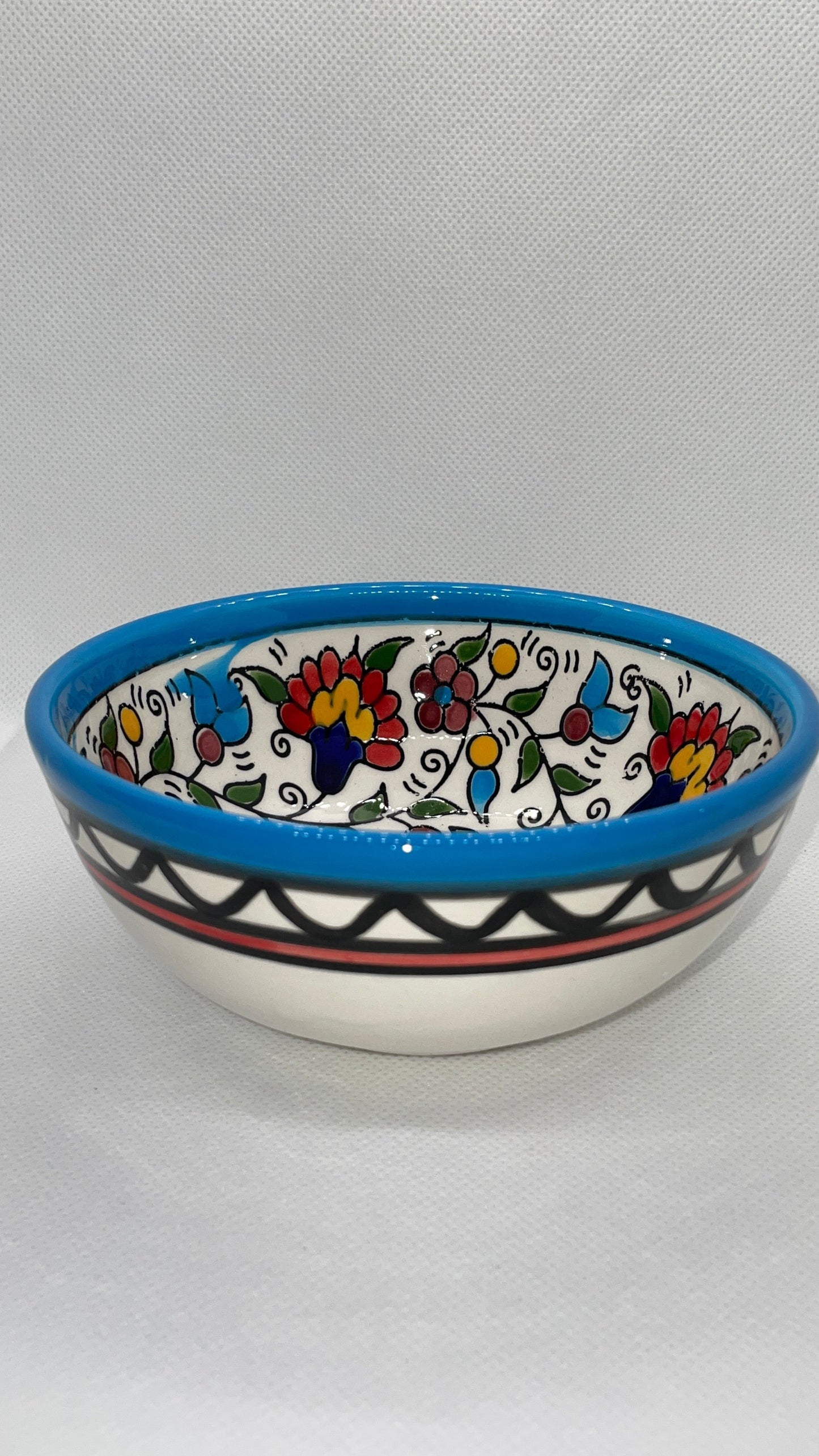 Keramik Schalen 12 cm Traditionell heller blaue Farbig
