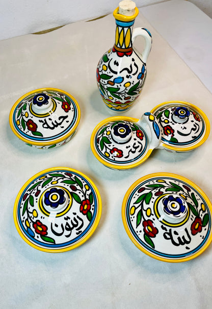 طقم إفطار (أصفر)