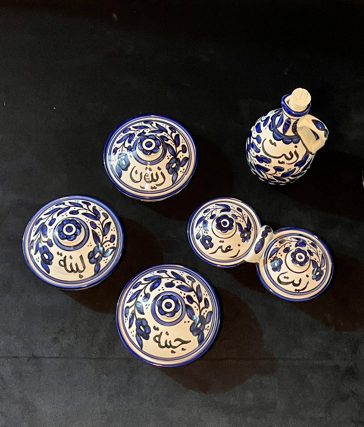 طقم إفطار (أزرق)