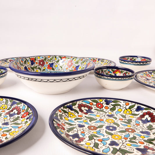 Plate set for 6 people