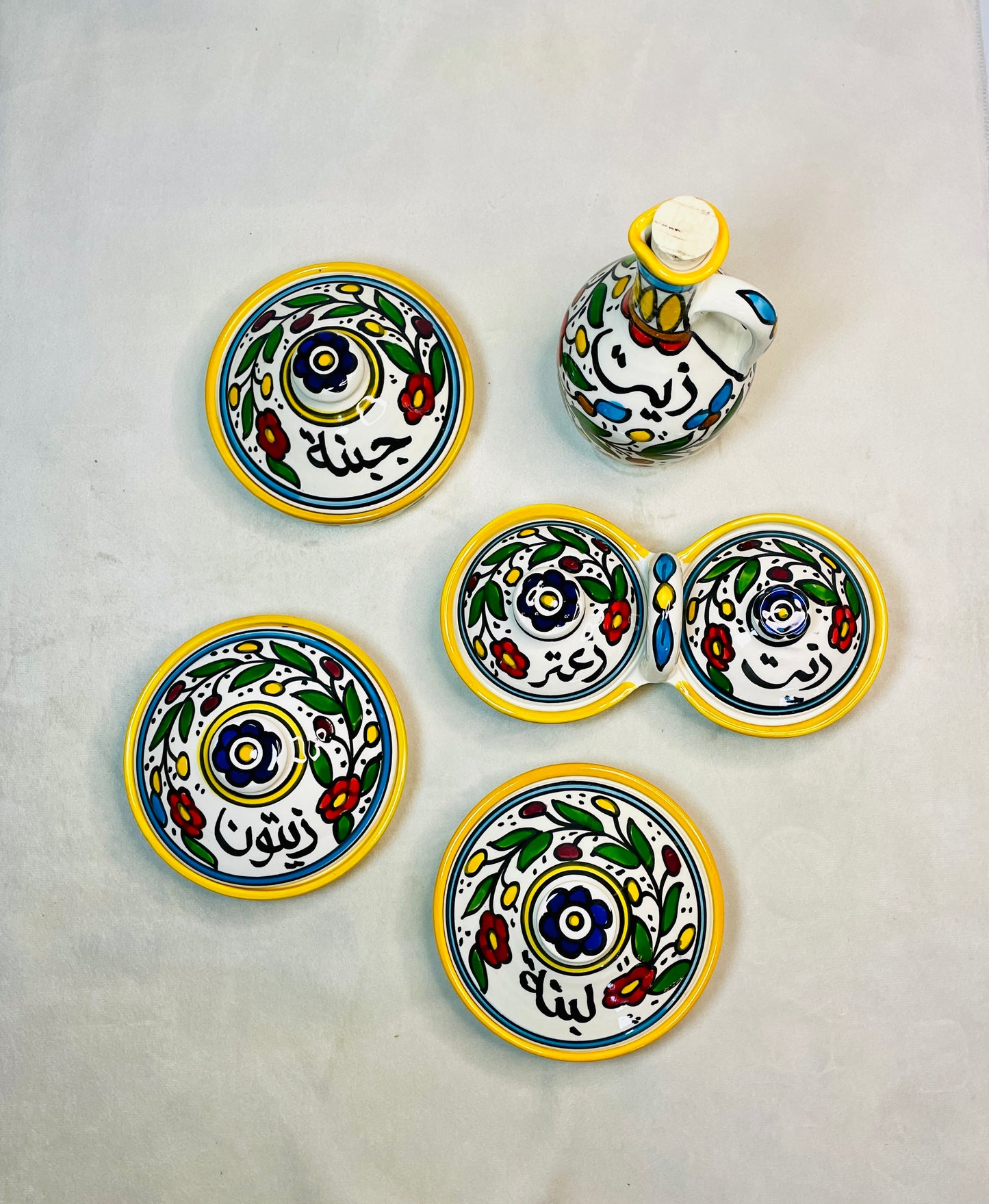 طقم إفطار (أصفر)