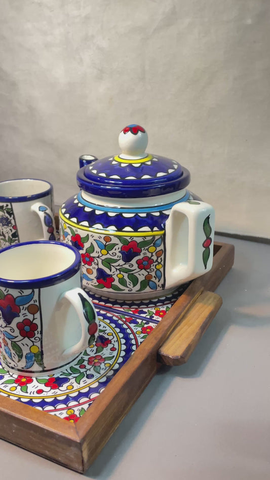 Blumen Tee Set